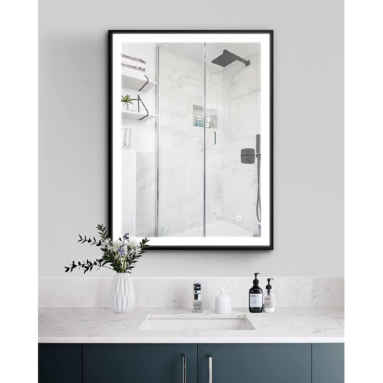 Bathroom Mirror Lighted Wall Mount Everything Bathroom